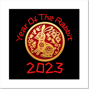 Year Of the Rabbit Chinese Zodiac Lunar New Year Posters and Art